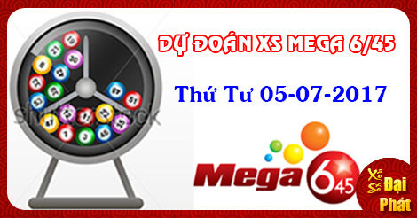 XS Mega 05/07 - Thống Kê Xổ Số Mega Thứ 4 Ngày 05/07/2017