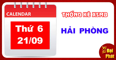 Thống Kê XSMB 21/09 - TK Xổ Số Miền Bắc Thứ 6 Ngày 21/09/2018