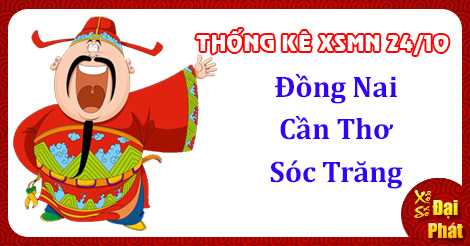 Thống Kê XSMN 24/10 - TK Xổ Số Miền Nam Thứ 4 Ngày 24/10/2018