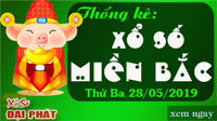 Thống Kê Xổ Số Miền Bắc 28/05 - Thống Kê XSMB Thứ 3 Ngày 28/05/2019