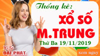 Thống Kê Xổ Số Miền Trung 19/11 - Thống Kê XSMT Thứ 3 Ngày 19/11/2019