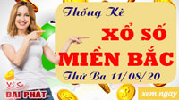 Thống Kê XSMB 11/08/2020 - Thống Kê Xổ Số Miền Bắc Thứ 3 Ngày 11/08/2020