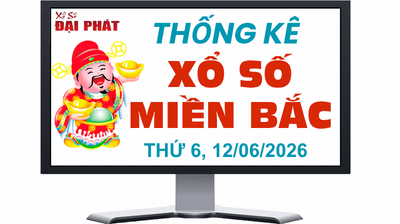 Thống Kê XSMB 12/06/2026 Thứ 6 - Phân Tích Kết Quả Xổ Số Miền Bắc 30 Ngày Gần Đây