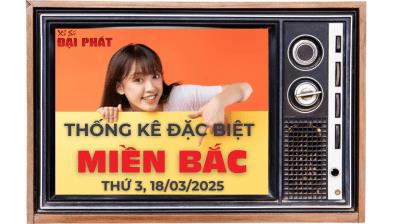 Thống Kê Giải Đặc Biệt Miền Bắc Hôm Nay Thứ 3 Ngày 18/03/2025