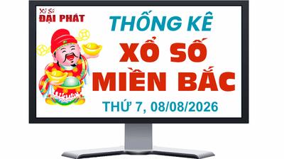 Thống Kê XSMB 08/08/2026 Thứ 7 - Phân Tích Kết Quả Xổ Số Miền Bắc 30 Ngày Gần Nhất