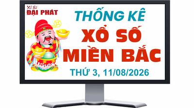 Thống Kê XSMB 11/08/2026 Thứ 3 - Phân Tích Kết Quả Xổ Số Miền Bắc 30 Ngày Gần Nhất