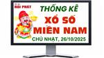 Thống Kê Xổ Số Miền Nam 26/10/2025 - Thống Kê XSMN Chủ Nhật 26/10/2025
