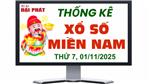 Thống Kê Xổ Số Miền Nam 01/11/2025 - Thống Kê XSMN Thứ 7 Ngày 01/11/2025